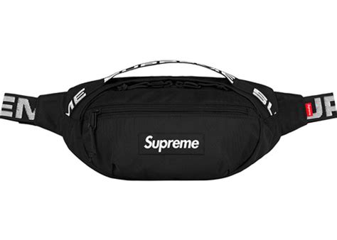 supreme ss18 waist bag fake|supreme bag around waist.